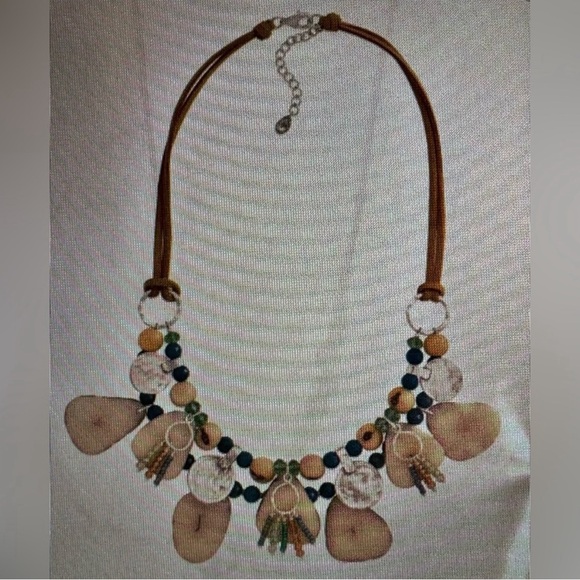 ‼️FINAL PRICE‼️ Silpada Polished Palms SS Tagua Nut Necklace (N3307) - Picture 9 of 12